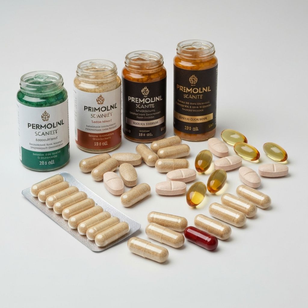 Premium supplements display