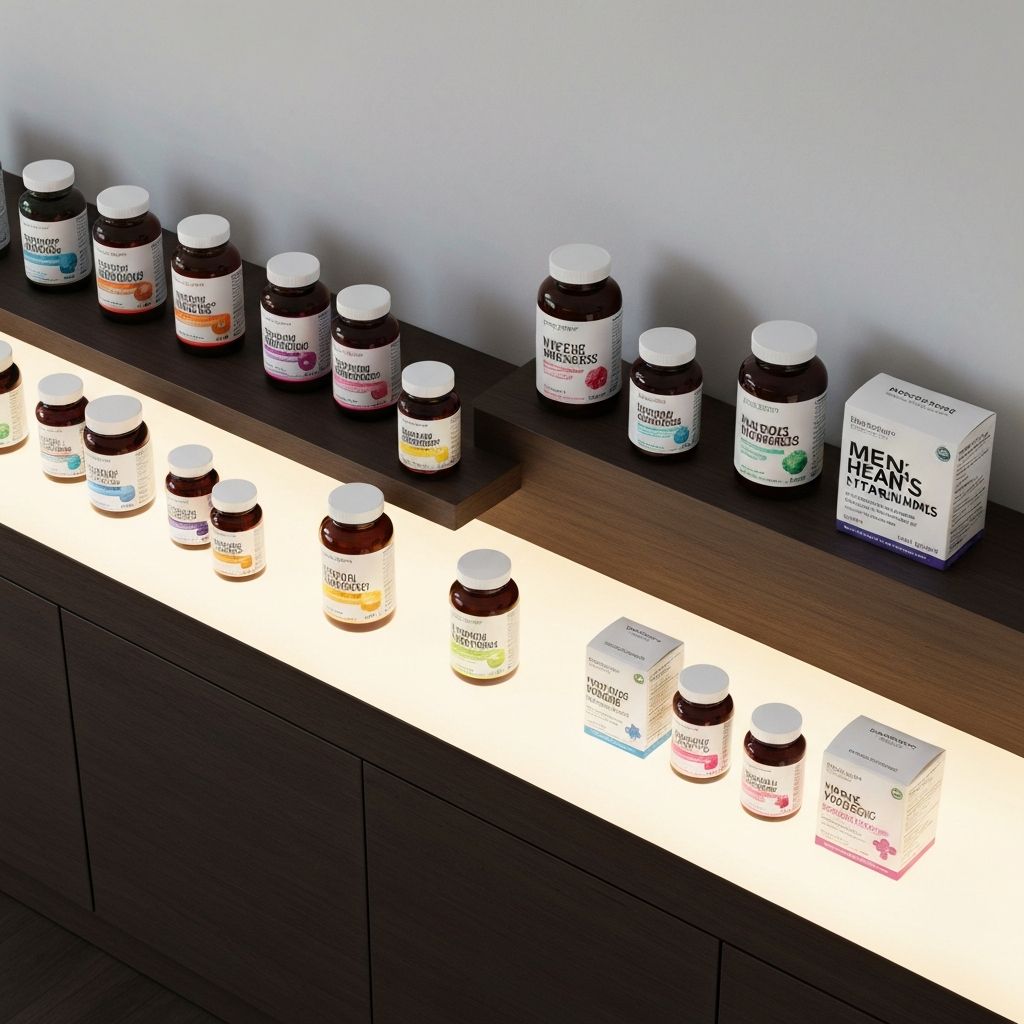 Men's supplements collection